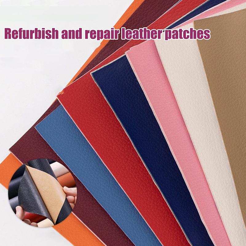 20*10Cm Patch Adesivo in Pelle per Riparazione Nastro Autoadesivo Casa Fai da Te Ripara per Divano Moto Sedile Auto Borsa Lenzuola Casa Patch