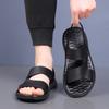 Summer Men's Business Sandals Massage Sole Men's Leather Sandals Outdoor Beach Sandals Factory Direct Sales designer sandals