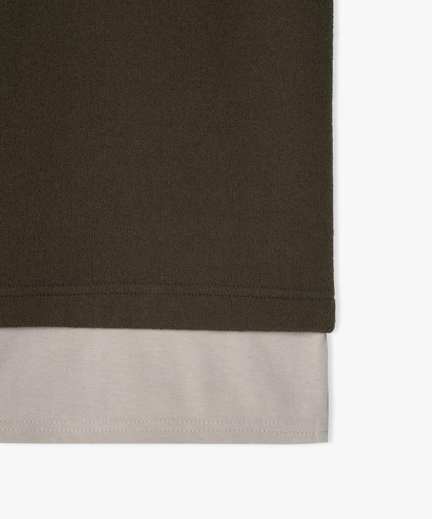 Peullojeulum Layered Long Sleeve Khaki