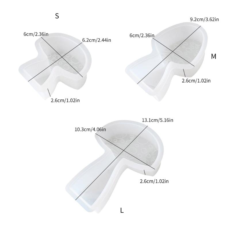 Multifunctional Mushroom Shaped Silicone Mold DIY Mushroom Silicone Mold for Home Decors and Crafts Ornaments Sculpture