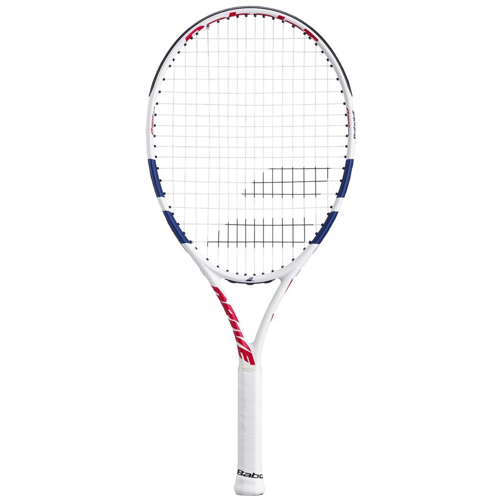 Babolat Pure Drive JR 24 White Junior Tennis Racquet Pre-strung (2025, 140513)