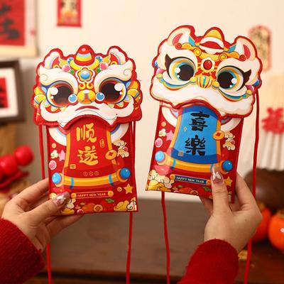 2026 Horse Year New Year Red Envelope Cartoon Chinese Style Money Pocket Hongbao Traditional Red Packet Children Gift
