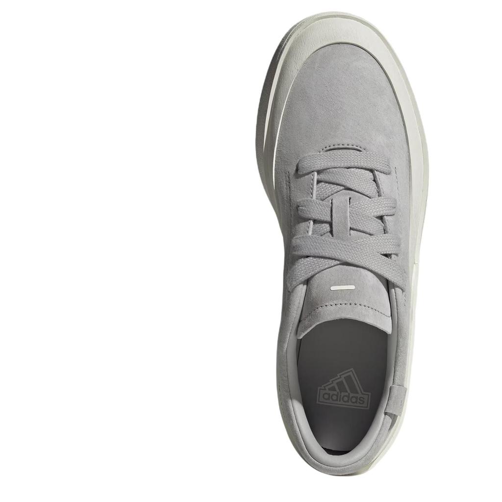 Adidas Labcourt Soft And Comfortable Slip Resistant Abrasion Resistant Low top Skateboard Shoes Unisex Gray JS0555