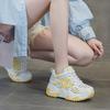 Summer new super fire hollow dad shoes women breathable casual thick baseplate shoes