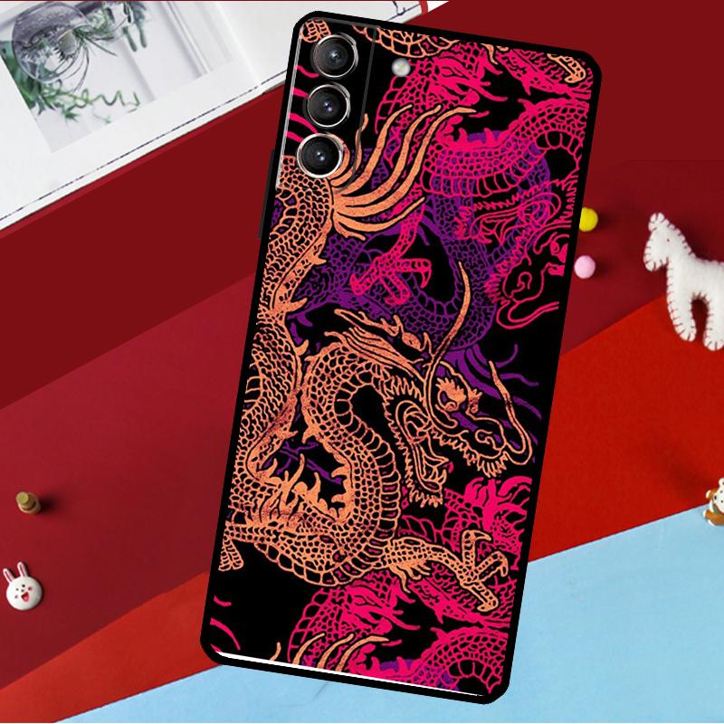 DRAGON TATTOO JAPANESE Funda For Samsung Galaxy S26 Ultra S24 S22 S23 S25 Plus S20 S21 FE S9 S10 S25 FE Phone Case
