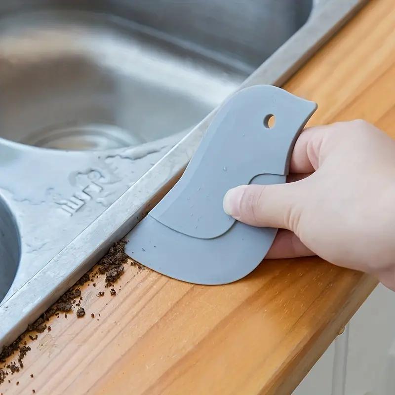 1 pz, raschietto morbido, raschietto da cucina per uso domestico, raschietto morbido multifunzionale da cucina a forma di cartone animato, utensile da cucina per la pulizia delle macchie d'olio.