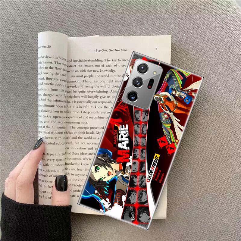 Persona 4 Anime Phone Case For Samsung S24 S23 FE S22 S25 Ultra S21 Plus Galaxy S20 FE S25 Edge Cover Capa Soft TPU Fundas Coque