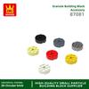 28 Stück/Los 87081 4×4 mit Achsloch Zylinderstein Moc Hue Zubehör Works mit Stein DO-IT-YOURSELF Kinderspielzeug Montage