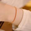 Cui Yan S925 Sterling Silver Korean-Style Zodiac Red Rope Bracelet for Women - Light Luxury, Simple Design, Hot-Selling Hand Jewelry.