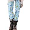 Women's Christmas Print Slim Fit Elastic Yoga Casual Pants