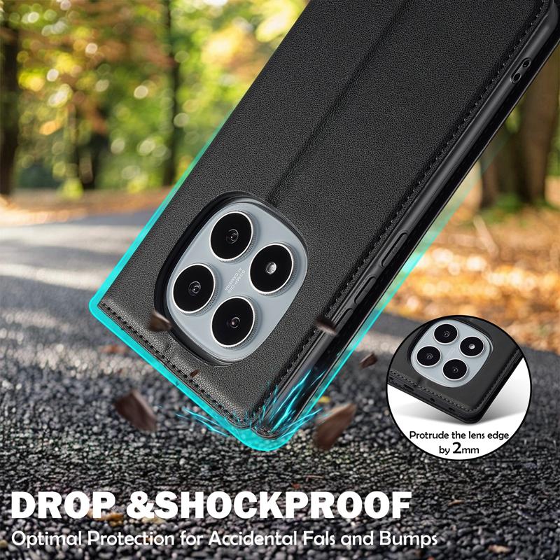 Husă de piele cu magnet pentru Xiaomi Redmi Note 14 Pro 5G Husă Funda Xiomi Redmi Note 14 Pro Plus 5G Note14 14Pro 4G Husă tip flip pentru telefon