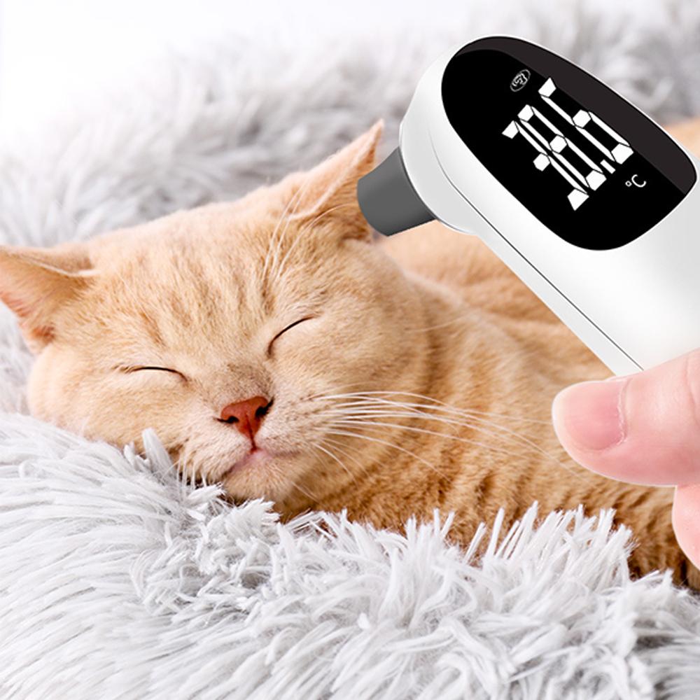 Teploměr pro psy Bezkontaktní teploměr pro domácí mazlíčky Navrženo pro domácí mazlíčky, Přepínatelné ℉/℃