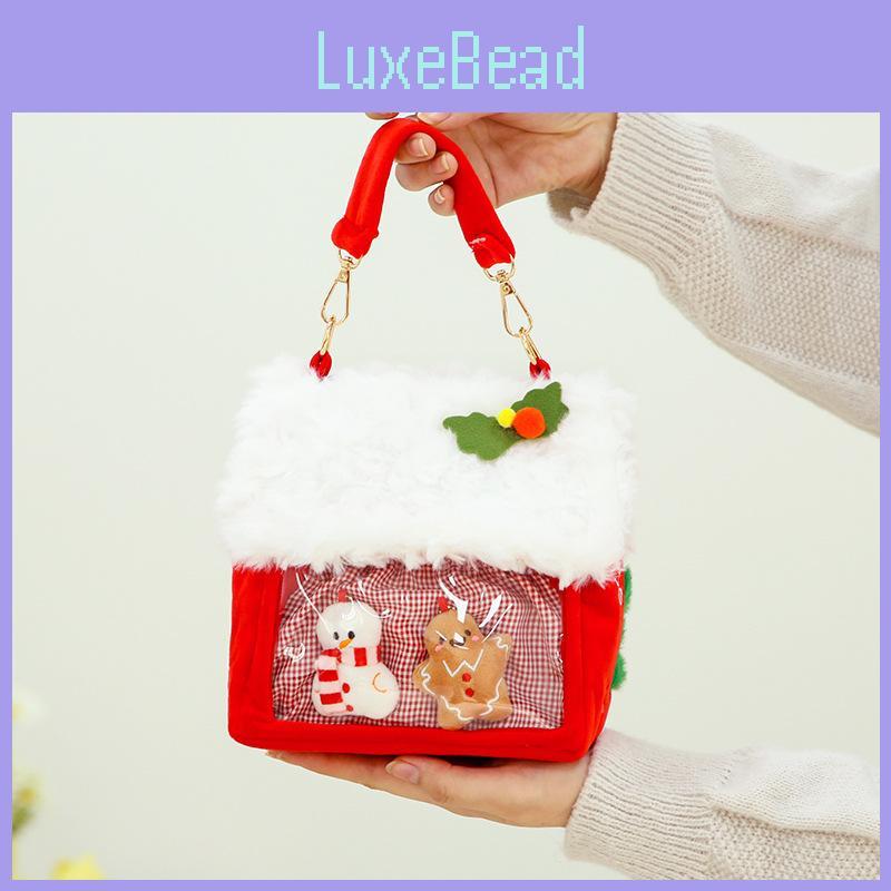 Plush Christmas Bag Toy Cartoon Girl Child Bedroom Decoration Bag Messenger