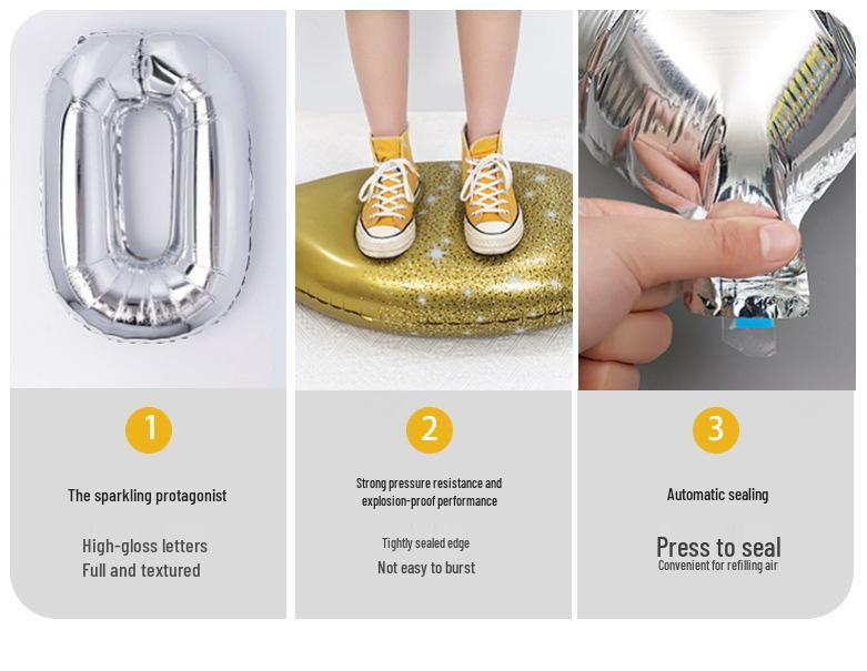 Romantic Birthday Balloon Set: High-End Decorations for Boyfriend or Girlfriend