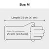 Taehwa Color Rubber Gloves Gray M (2 Pairs)