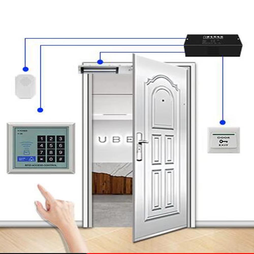 5PCS Push Button Design Exit Button Eco-friendly Electronic Door Lock  Door Access Control