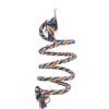 Cotton Rope Spiral Ladder: Colorful Chew Toy and Climbing Stand for Parrots