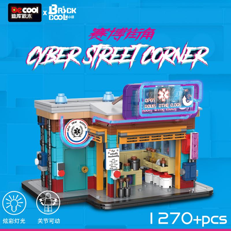 DECOOL Cyberpunk Street View Building Blocks
