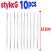 10/S Beading Needles Seed Beads Needles Big Eye Diy Beaded Collapsible Beading Pins Open Needles For Jewelry Making Tools
