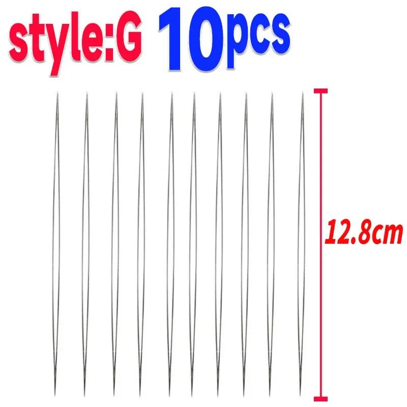10/S Beading Needles Seed Beads Needles Big Eye Diy Beaded Collapsible Beading Pins Open Needles For Jewelry Making Tools