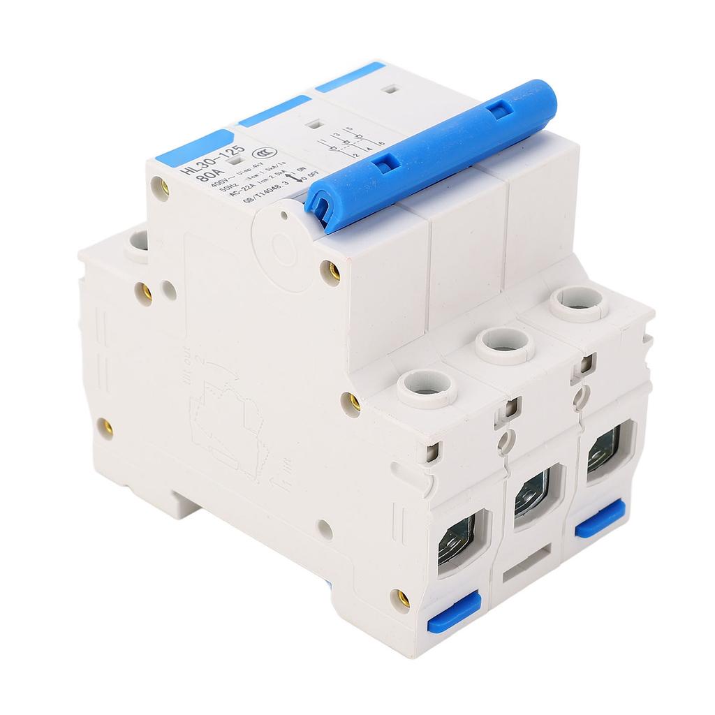 Disconnecting Switch Miniature Circuit Breaker PC Flame Retardant 3 Poles DIN Rail Mount Circuit Bre