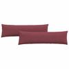 Sofa Cushions 2 Pcs Burgundy 145 X 40 Cm Fabric