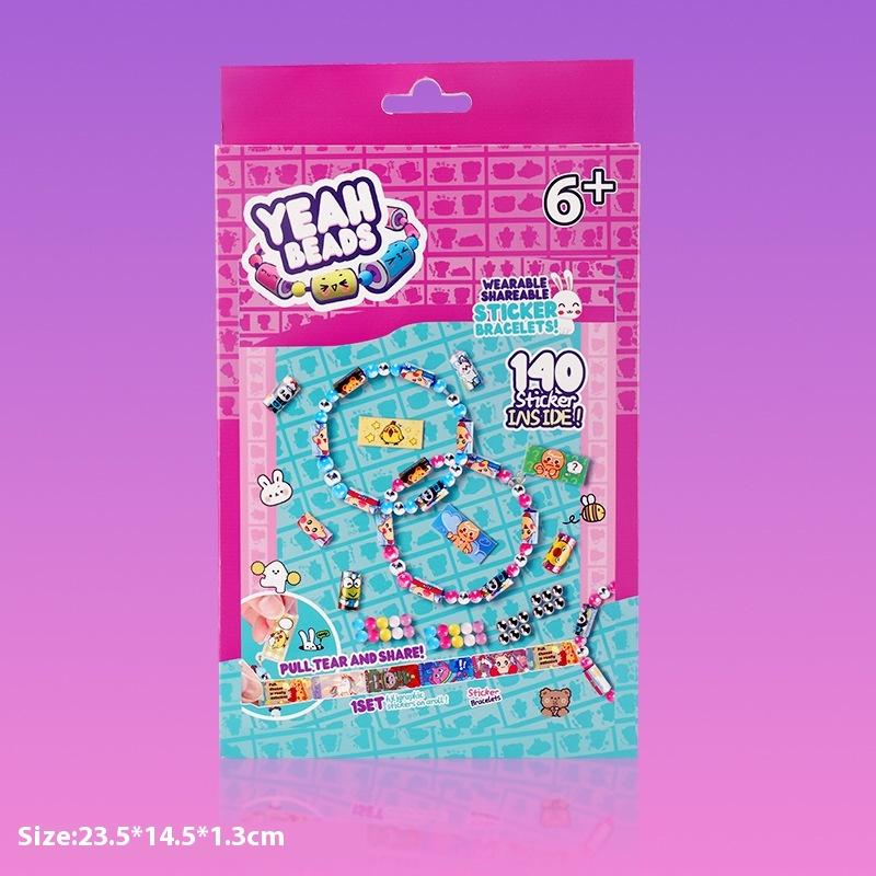 

Детские игрушки Наклейка Креативная Забавная Канцелярия Наклейки в рулонах Браслет Разноцветный Подарок на день рождения