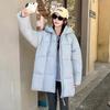 Cotton-padded Women Puffs Soft Bread Clothing Autumn and Winter Latest Hooded Padded Student Cotton-padded Jacket Long Cotton-padded Jacket