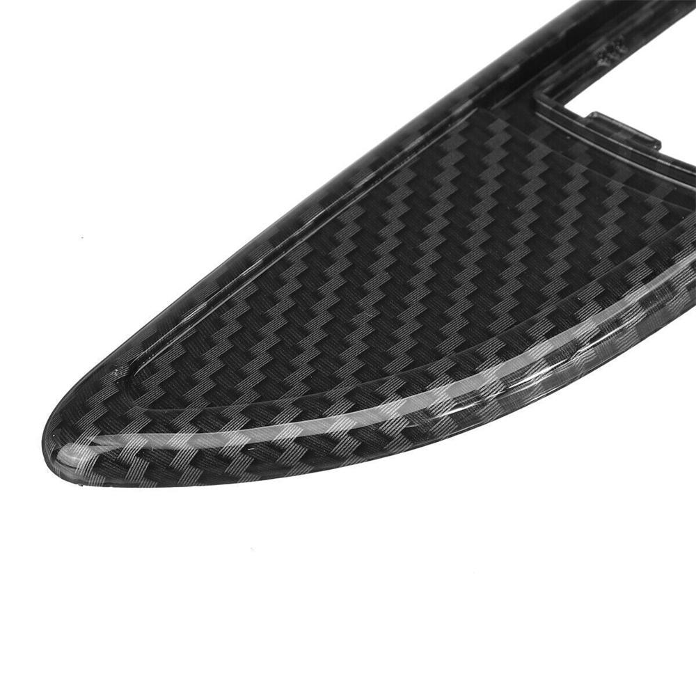 2x Carbon Fiber Look Fender Side Lamp Cover For Vauxhall Corsa D / VXR 2006-2014