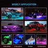 4/5/6/8/12 In 1 RGB LED Rock Lights for Truck Off Road Car Chassis Decorative Ambient Lights Underbody Neon LED Atmosphere Lamp