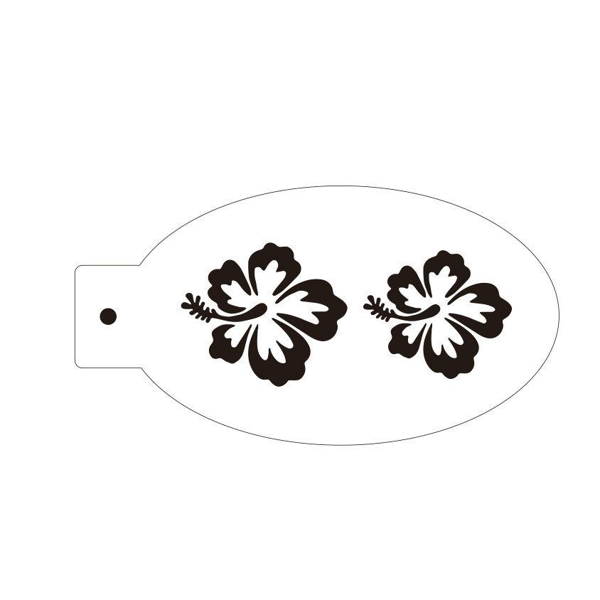 New Face Painting Stencils Templates Professional Body Art Dolphin Deer Butterfly Plastic Makeup Tools