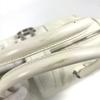 Dior D Logo Tasche Oberer Griff Breite Tasche D Schnalle Handtasche Leder Weiß