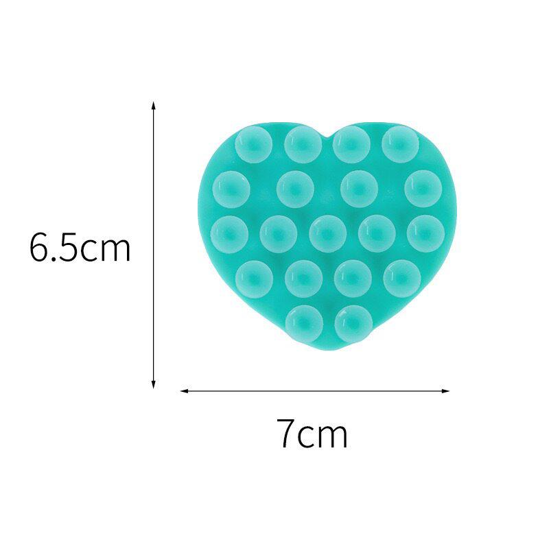 1Pc Backed Adhesive Sucker Pad For Fixed Pad Double Side Silicone Suction Pad For Mobile Phone Fixture Suction Cup