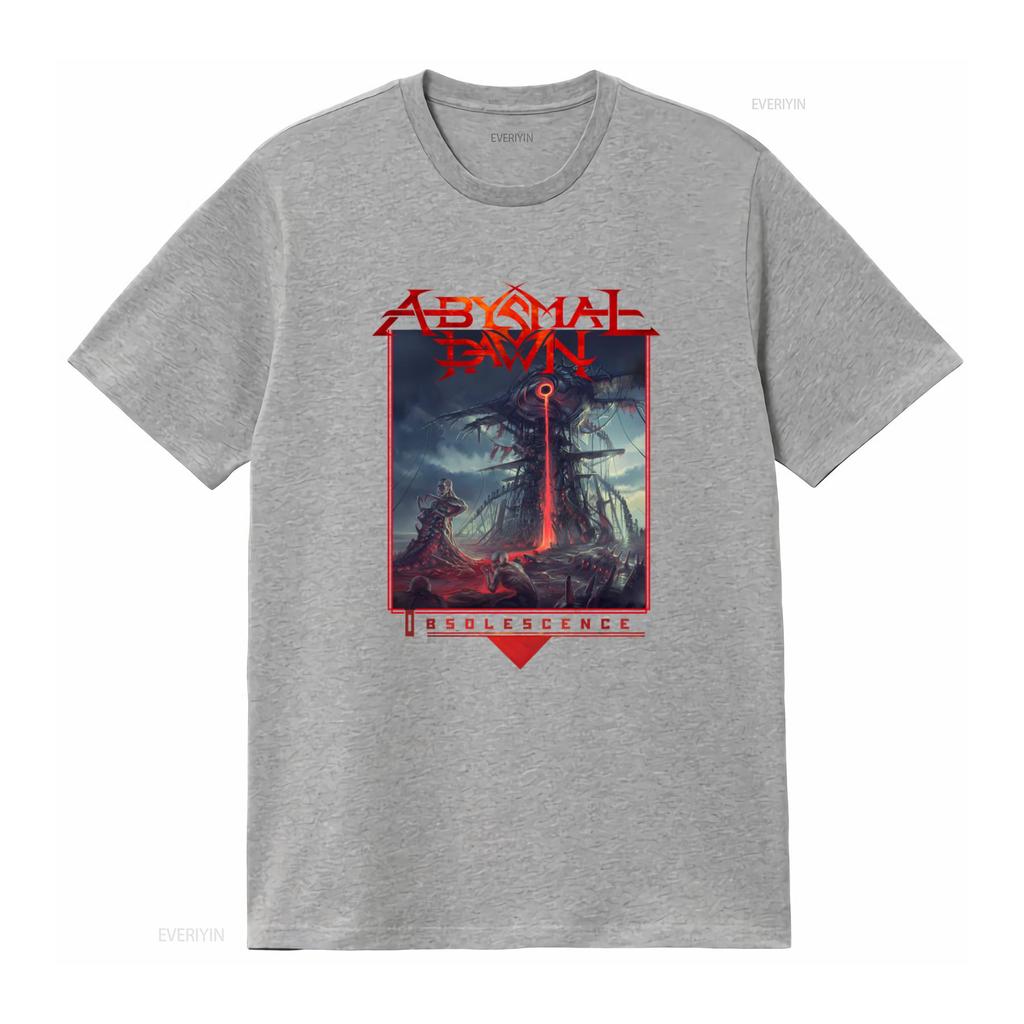 ABYSMAL DAWN Obsolescence T Shirt Dark Gothic and Edgy Design for Metal Fans vintage Washed graphic Comfortable