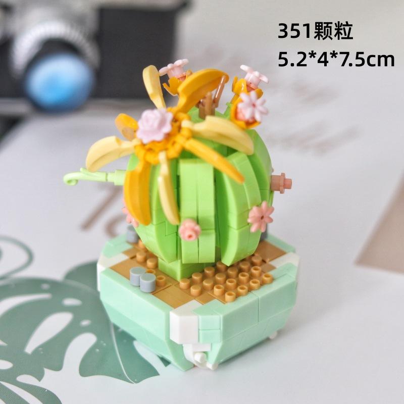 Bloc de construcție Floare pentru Copii de la 6 la 10 Ani Cărămizi Jucării Educaționale Mini Jucării de Construit pentru Copii Fată de la 5 la 7 Ani Jocuri