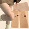 Sexy Women Complxion Tights Vintage Y2K Butterfly Print Transparent Silk Pantyhose Girls Lolita Summer Thin Thight High Stocking