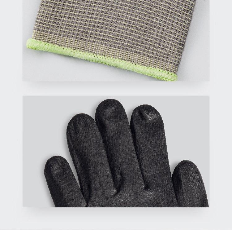 3M Odolné protiskluzové nitrilové pracovní rukavice - Odolné proti opotřebení, Prodyšné, Letní průmyslová ochrana