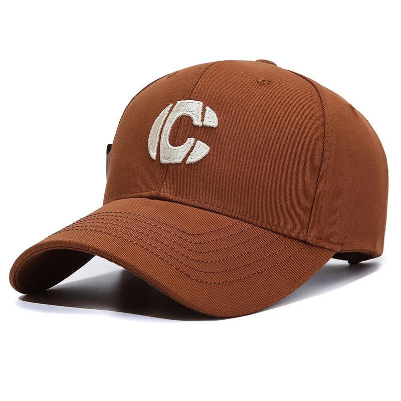 

Letter C Embroidery Baseball Cap Adjustable Outdoor Sports Sun Protection Hat кофейный