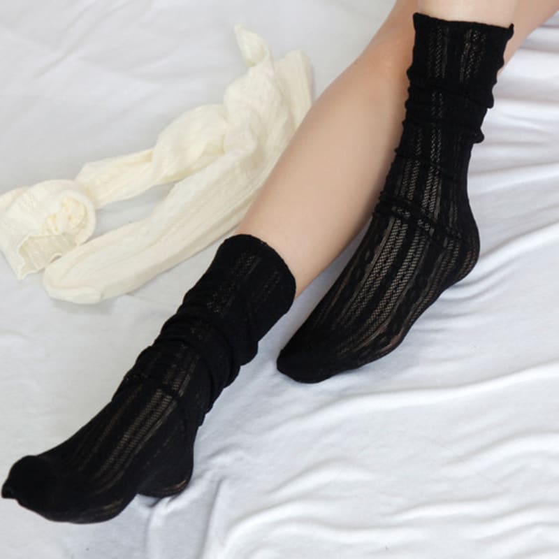 RNOT Mono Lace See-through Socks