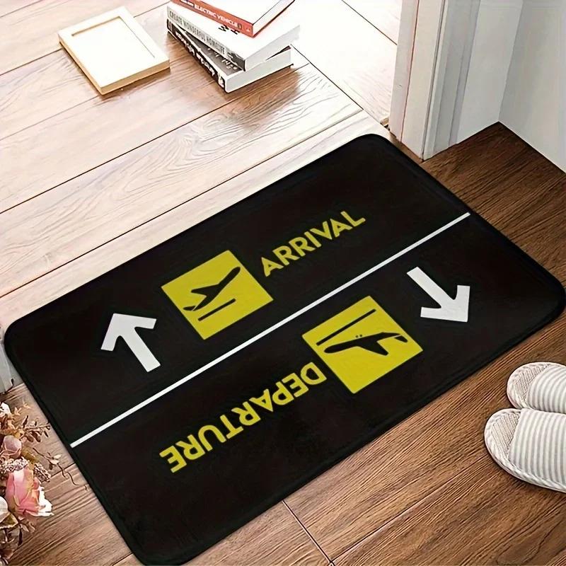 Popular Export Destination Rugs Door Mats Bedroom Kitchen Rugs Home Decor Airplane Logo Soft Door Mats Bathroom Mats
