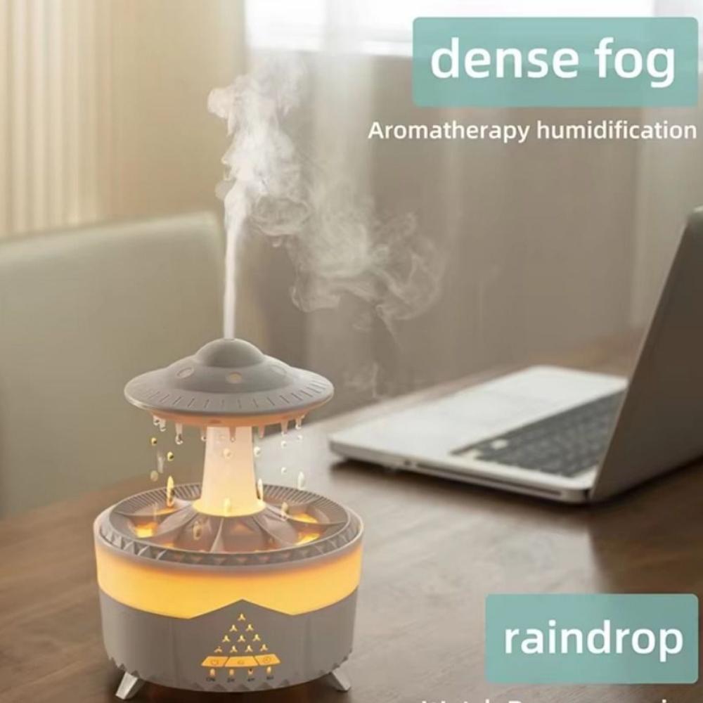 360ml Landscape Humidifier Colorful Light Essential Oil Diffuser Aroma Air Humidifier  Travel