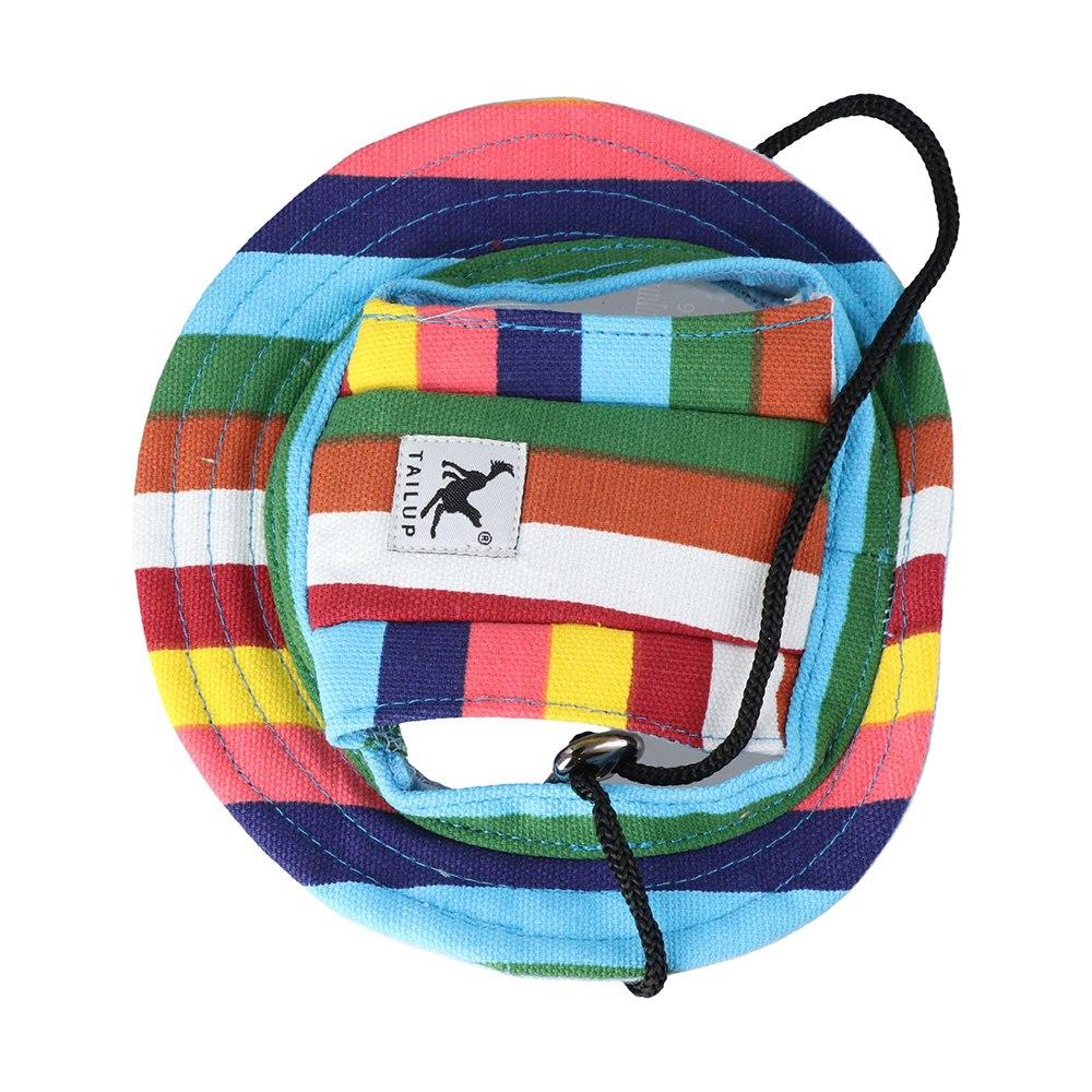 Stripe Sun Cap for Small Medium Canvas Sunhat Cat Hat Dog Caps Pet Products