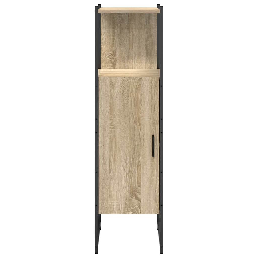 Bathroom Cabinet Beige 33 X 33 X 120.5 Cm Engineered Wood