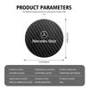 Carbon Fiber Leather Coaster Car Water Cup Anti-slip Pad Mat For Mercedes Benz AMG W203 W205 W206 W211 W220 W212 W201 W210 E300 BV4