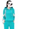 Fashionable Sports Casual Suit for Women in Autumn and Winter, Hooded Long-sleeved Loose Sweatshirt and Trousers Two-piece Set