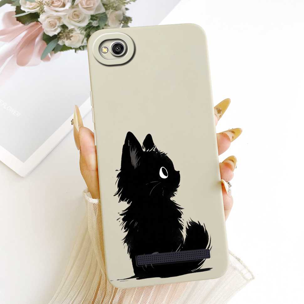 For Xiaomi Redmi 4A Case 5.0" Cute Cat Butterfly Cartoon Soft Silicone Cover For REDMI 4A Redmi 4A Protective Shell Bumper