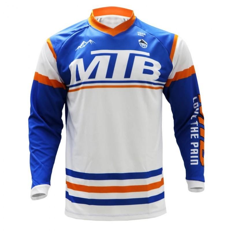 Abbigliamento Discesa Outdoor Equitazione Manica Lunga Asciugatura Rapida Traspirante T-shirt Camicia Uomo Mountain Bike Bicicletta Nuova Corsa