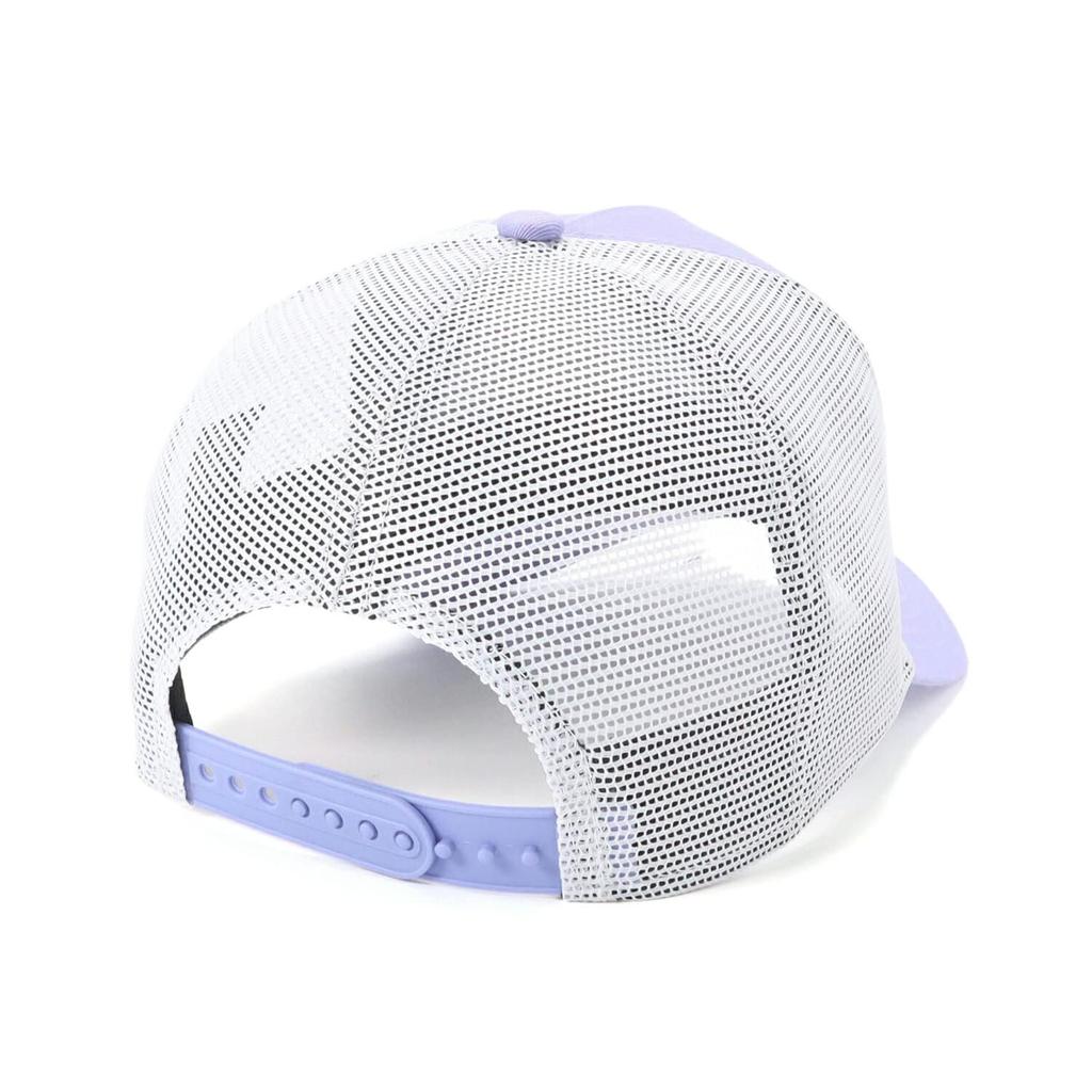New Era 9FORTY Trucker Mesh Cap in Lavender with Rhinestone and Flag Exclusive to 9FORTY 940 Authentic New Era A Popular and Cute A Cool Junior Hat