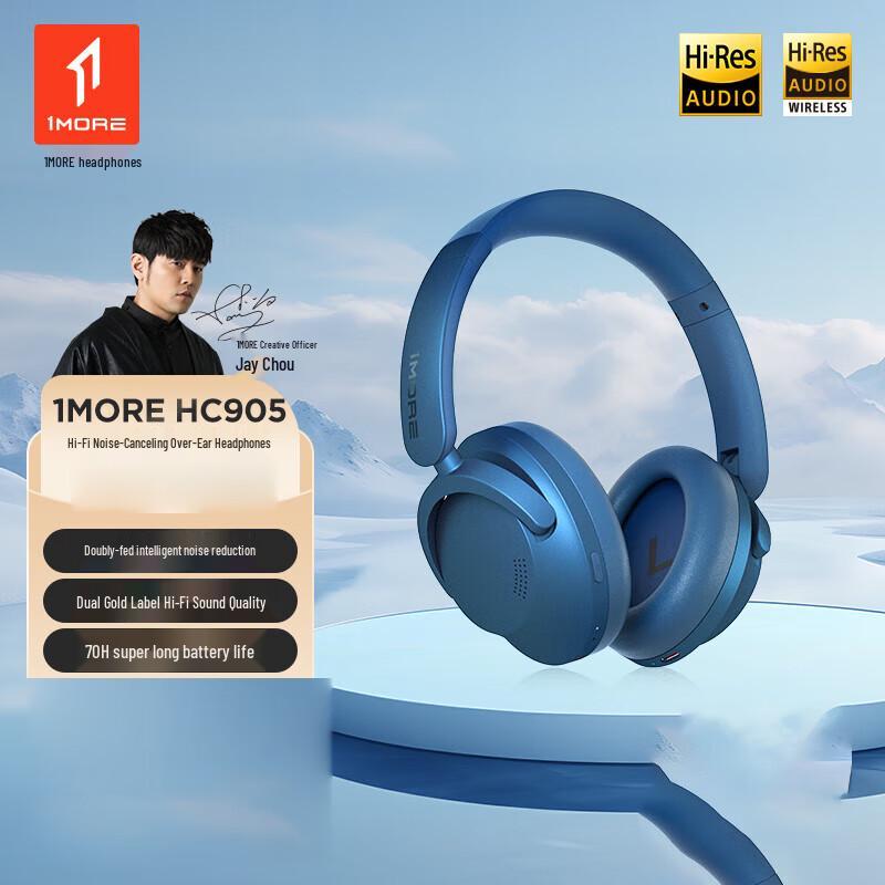 1MORE SonoFlow Active Noise Cancelling Over-Ear Headphones