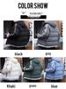 Men's Two-Legged Thickened Warm Winter Cotton Coat, Korean Style Youth Hooded Casual Cold-Proof Jacket.